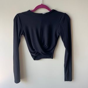 H&M Divided Black long sleeve top